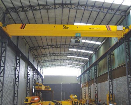 Żuraw wieżowy 5 tonowy z dźwignikiem elektrycznym.jpg 5 Ton Single Girder Overhead Crane with Electric Hoist.jpg